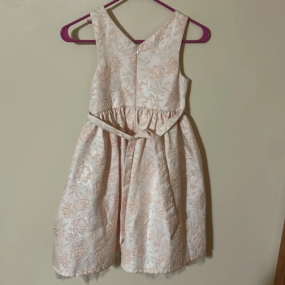 American Princess Peach Floral Dress with Bow 8 - Picture 3 of 3